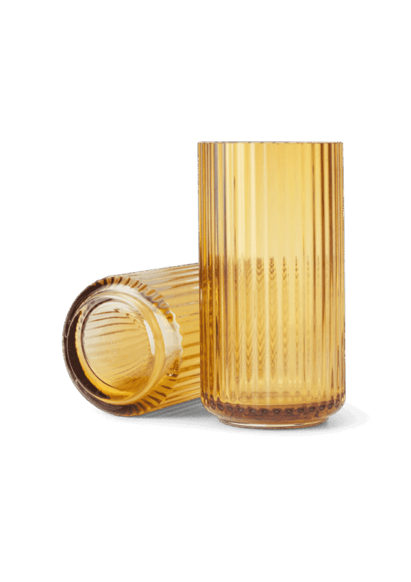 Lyngbyvase glass 20cm, Amber