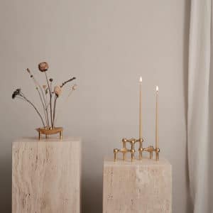 Stoff Nagel skål, Messing