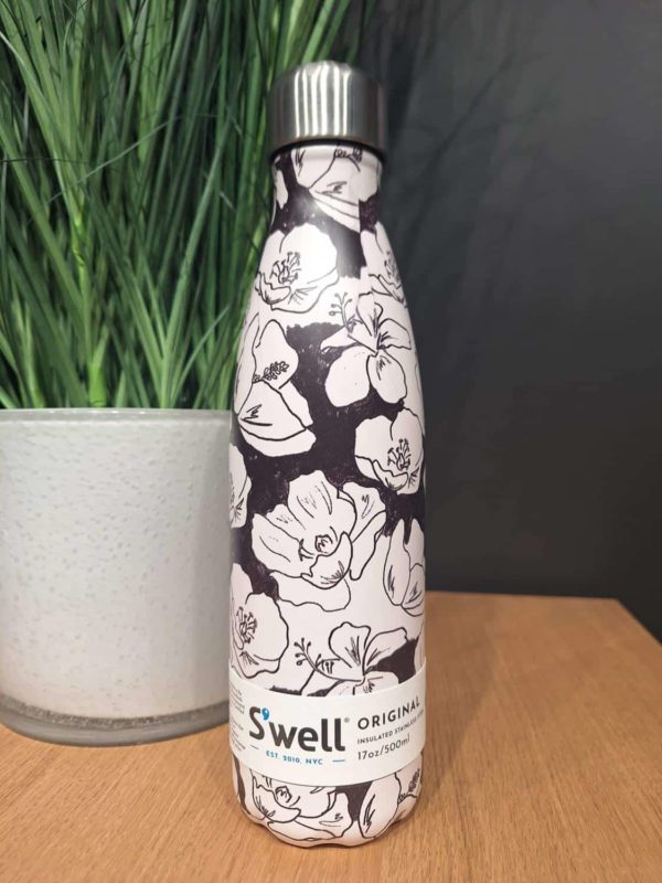 DRIKKEFLASKE CHARCOAL BLOOM 500 ML SWELL