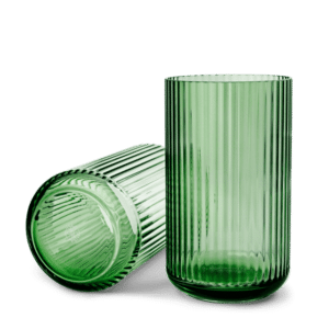 VASE GLASS 25CM COPH GREEN