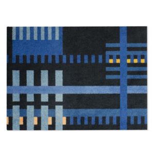 LOOM BAUHAUS DØRMATTE BLÅ 85X115 CM HEYMAT