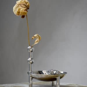 Stoff Nagel Vase, Krom