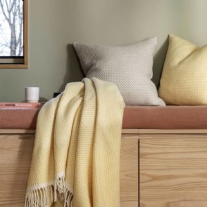 MELLO LEMON YELLOW THROW 150X210 CM
