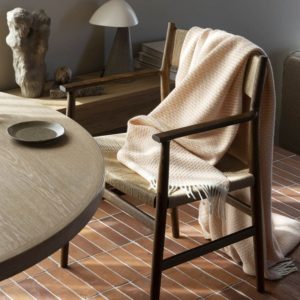 MELLO POWDER PINK THROW 150X210 CM