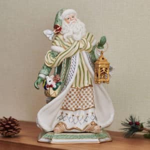 Julenisse med lanterne 33cm,