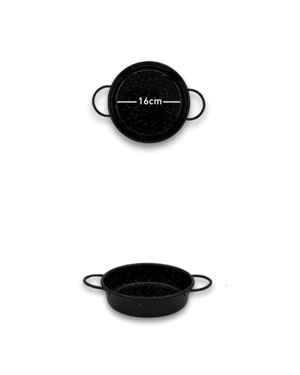 Emaljerte serveringskjele 16cm