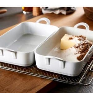 Pillivuyt Toulouse Fat 31 x 18 x 6,5 cm 2,2 liter Hvit