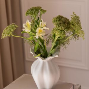 Nellie Vase Off White