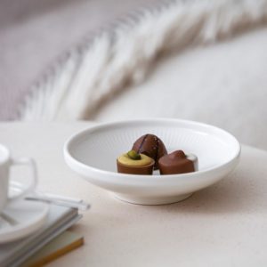 Afina skål 13 cm hvit