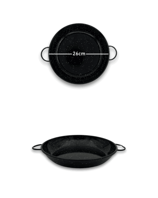 Emaljert panne høy kant 26 cm