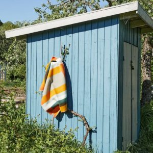 Halvpledd Ull 100x135cm, Mikkel Orange