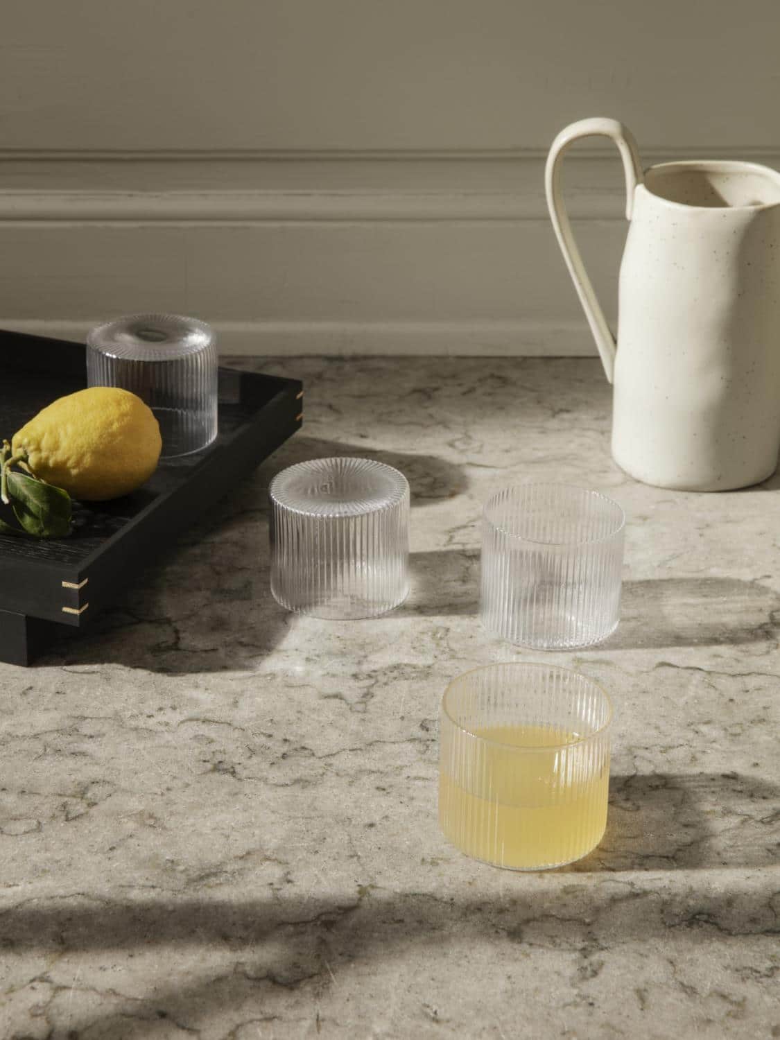 Ripple Klar 4pk, Vannglass Lave