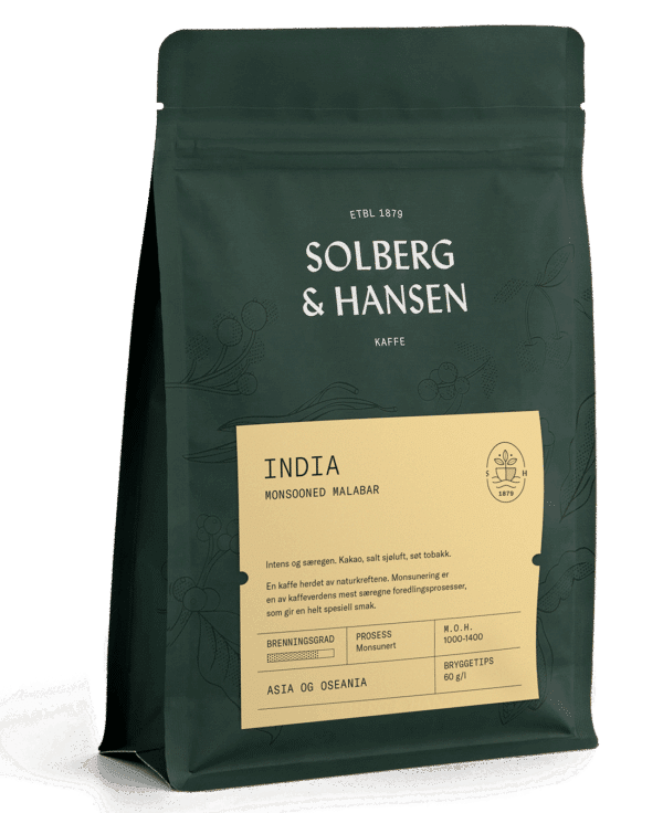 India - Monsooned Malabar Kaffebønner 250gr