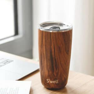 Tumbler med lokk 5,3liter, Teakwood