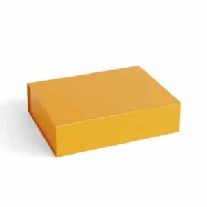 COLOUR BOKS 33X26X9 CM GUL