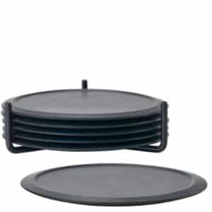 Singles Sorte Glassbrikker 6 stk Med Holder