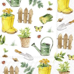 Lunsj Serviett Gardening