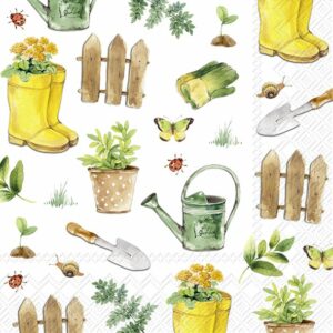 Lunsj Serviett Gardening