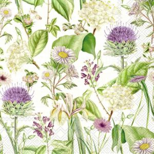 Lunsj Serviett Wildflower Cream
