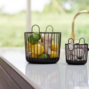 Inu Kurv Dia 20 x 20 cm Black