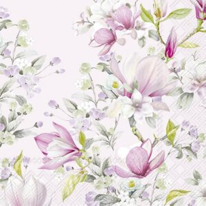 Lunsj Serviett Romantic Magnolia Light Rose