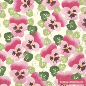 Lunsj Serviett Pink Pansy EB
