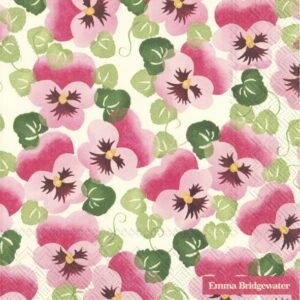 Lunsj Serviett Pink Pansy EB