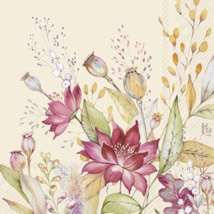 Lunsj Serviett Autumn Meadow Cream