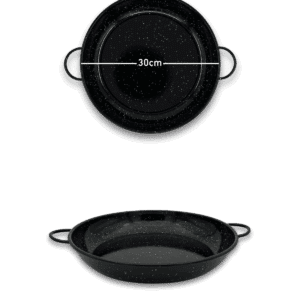 Emaljert panne høy kant 30cm