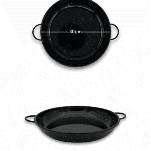 Emaljert panne høy kant 30cm