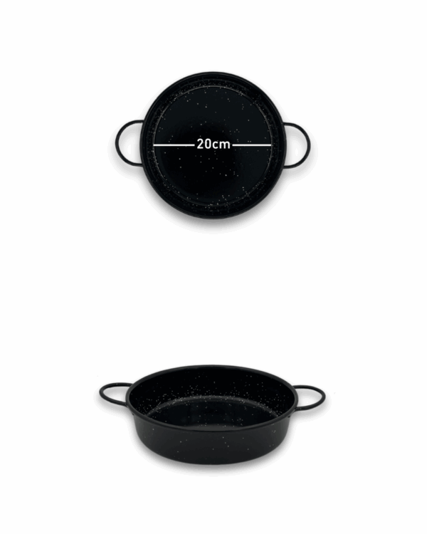 Emaljerte serveringskjele 20cm