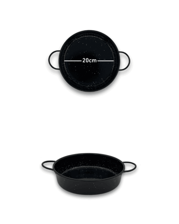 Emaljerte serveringskjele 20cm