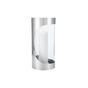 Chrome Contours Telys/Kubbelys Lykt 27,7cm