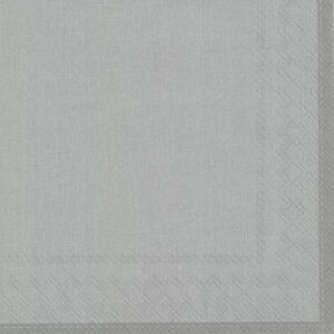 Kaffeserviett Linen Silver