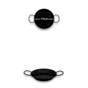 Emaljert minipanne 15 cm