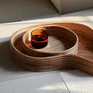 Isola Tray sett av 2 - Natural