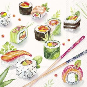 Lunsj Serviett Sushi