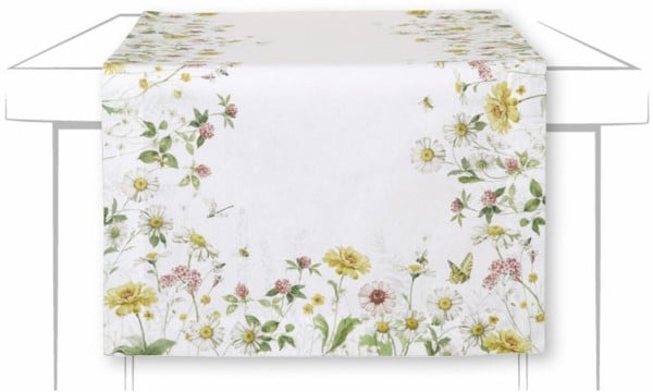 Løper Wildflower And Butterfly 46×150 cm