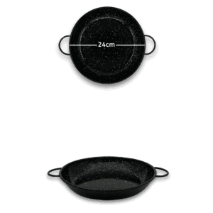 Emaljert panne høy kant 24cm