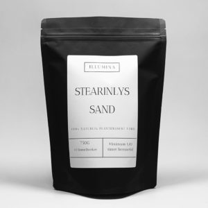 Stearinlys sand 750g + 10 veker