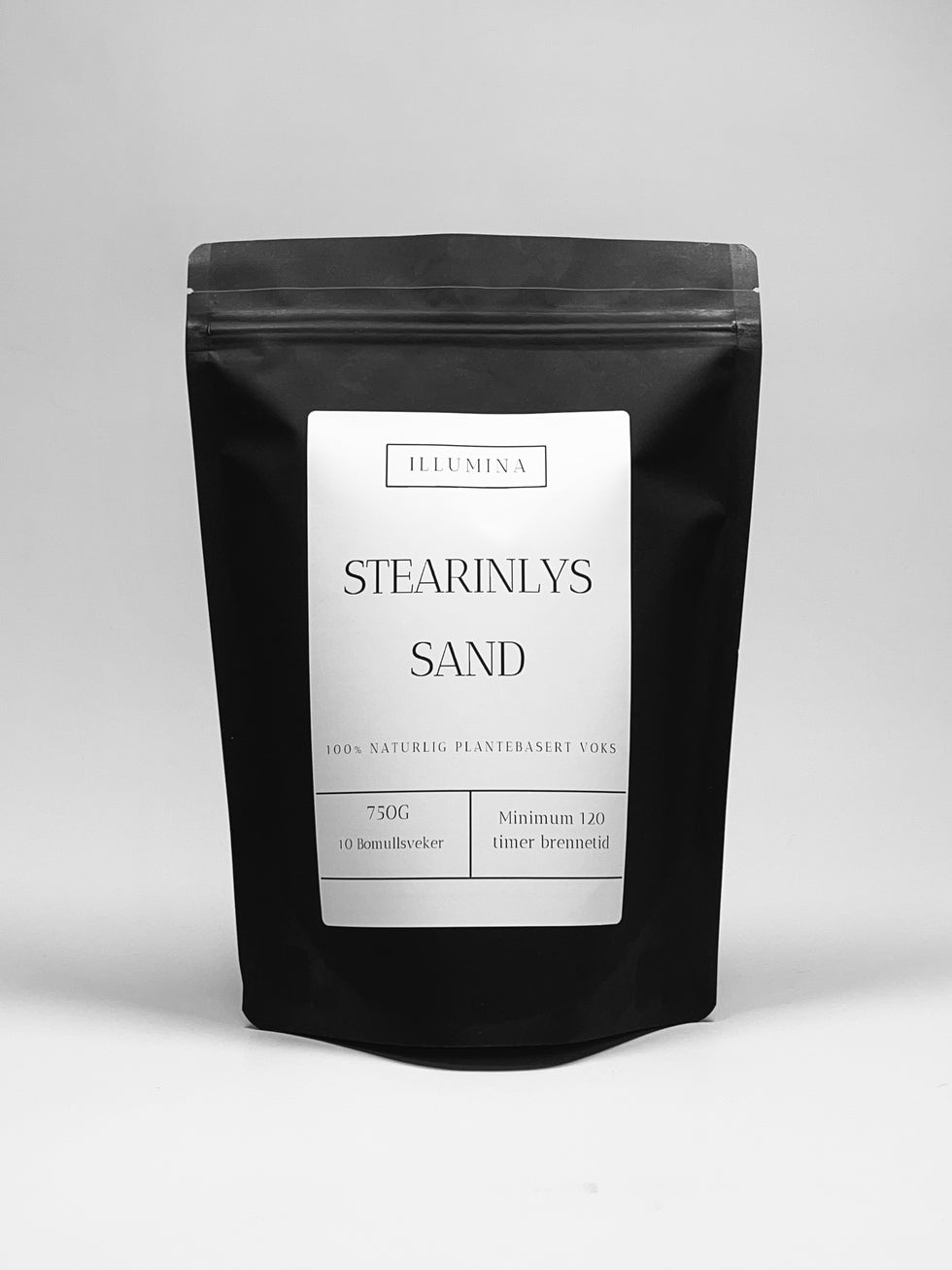Stearinlys sand 750g + 10 veker