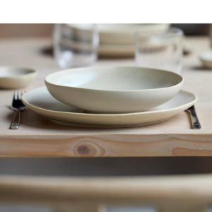 Shoku Pastaskål Dia 21 x 5,2 cm Soft Beige