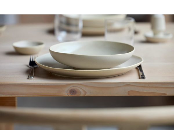 Shoku Pastaskål Dia 21 x 5,2 cm Soft Beige