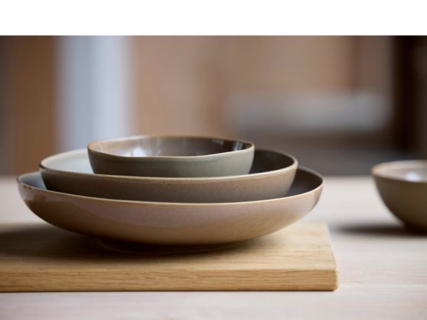 Shoku Salatbolle Dia 28 x 6 cm Warm Brown