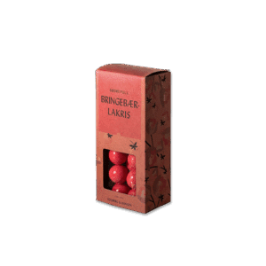Sødmefull Bringebærlakris, 100g