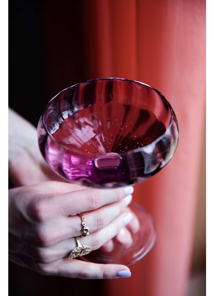 Meadow Cocktailglass Plum