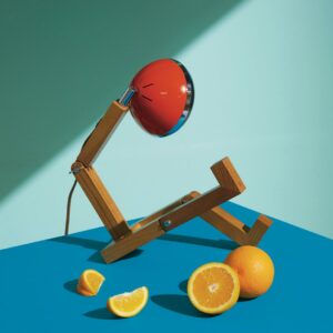Mr. Wattson Bordlampe Mini Flash Red