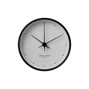 HK Veggklokke 22 cm Sort