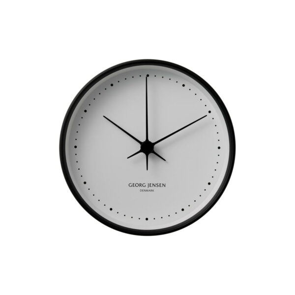 HK Veggklokke 22 cm Sort