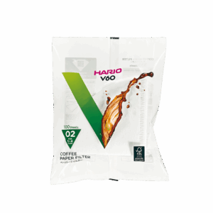 PAPIRFILTER FOR HÅNDBRYGGER V60 02 100 STK HARIO VCF-02-100W